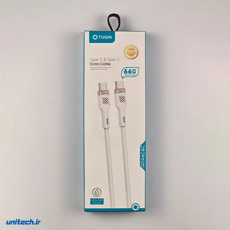 کابل تایپ سی به تایپ سی کیوتوکین مدل QD46 fa7N9y